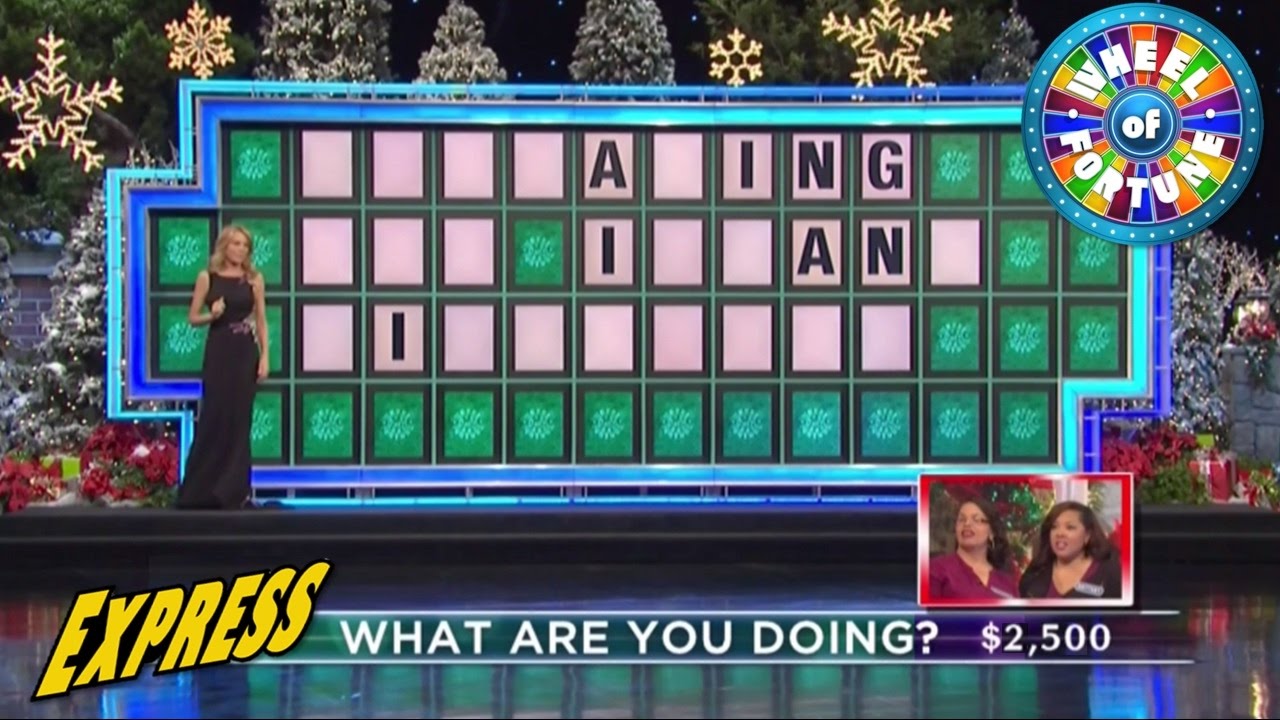 Wheel of Fortune - A Tense Express (Nov. 29, 2016)