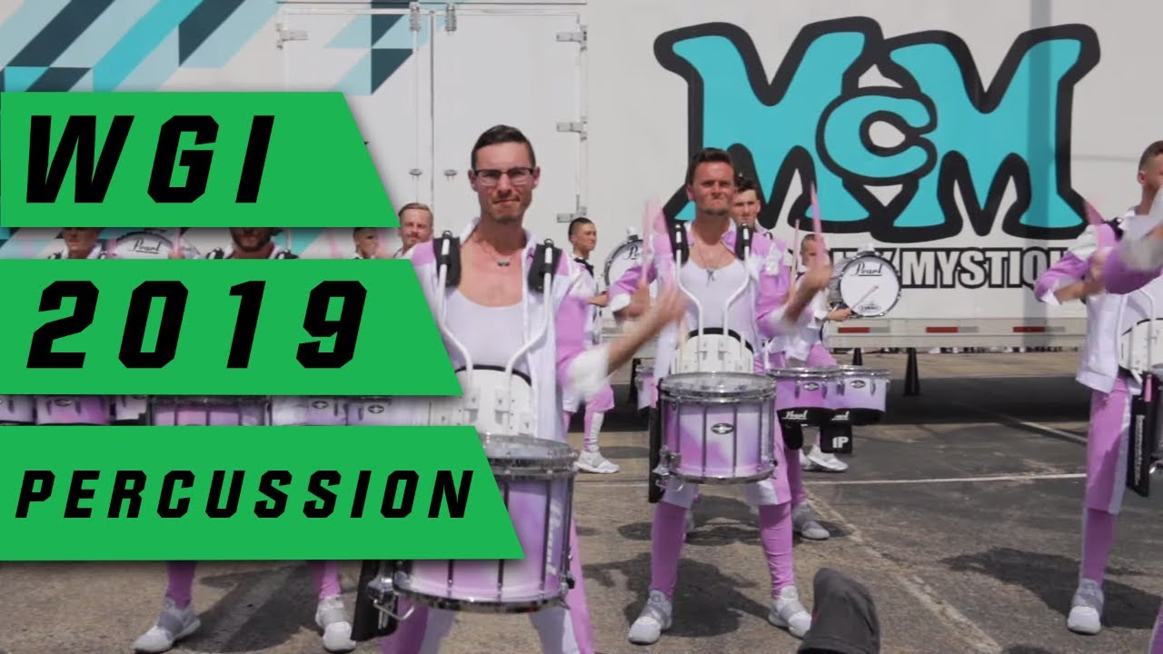 Music City Mystique 2019 Drumline WGI Finals Week [full warm-up + book]