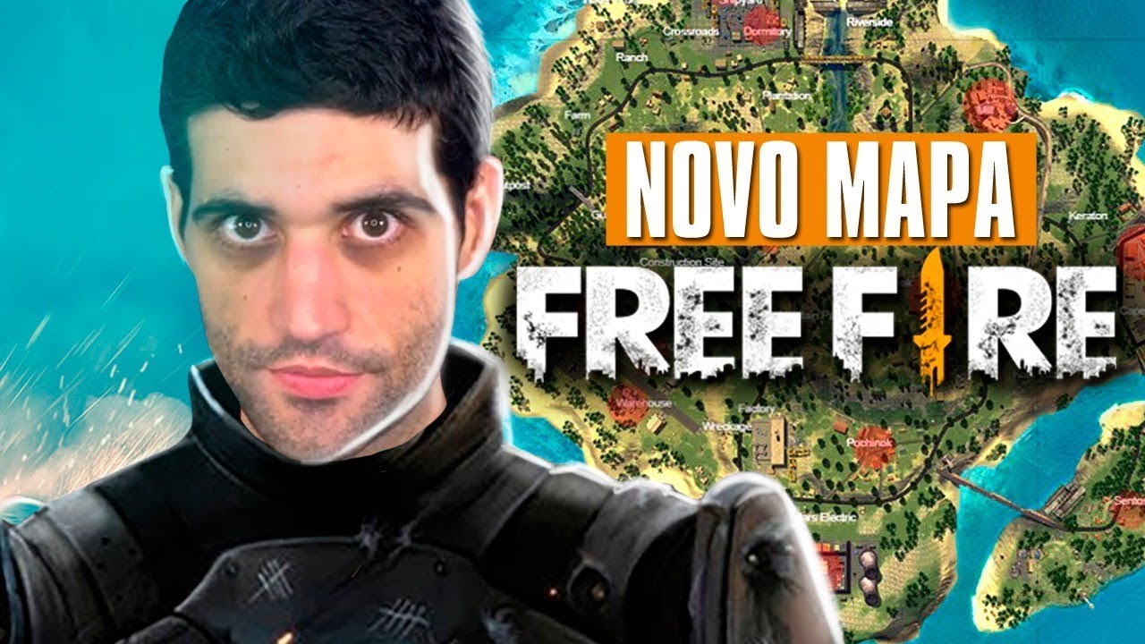 FREE FIRE - NOVO MAPA de free fire, frenetico, gostei MUITO