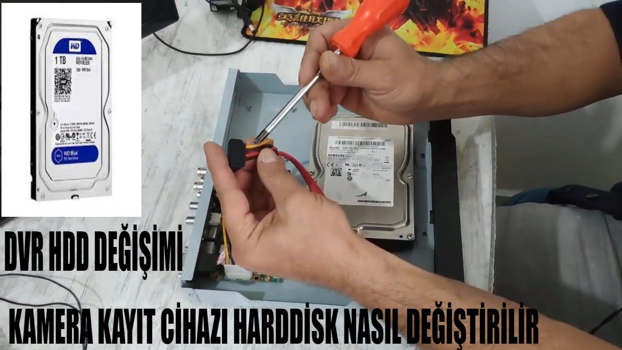 CAMERA KAYIT CİHAZI HARDDİSK DEĞİŞİMİ NASIL YAPILIR ( DVR CİHAZI HDD DEĞİŞİMİ )