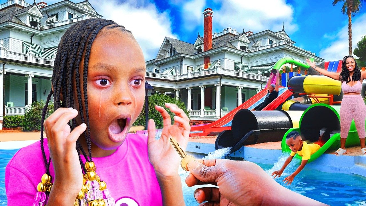 Dad SURPRISES FAMILY WITH NEW MANSION!