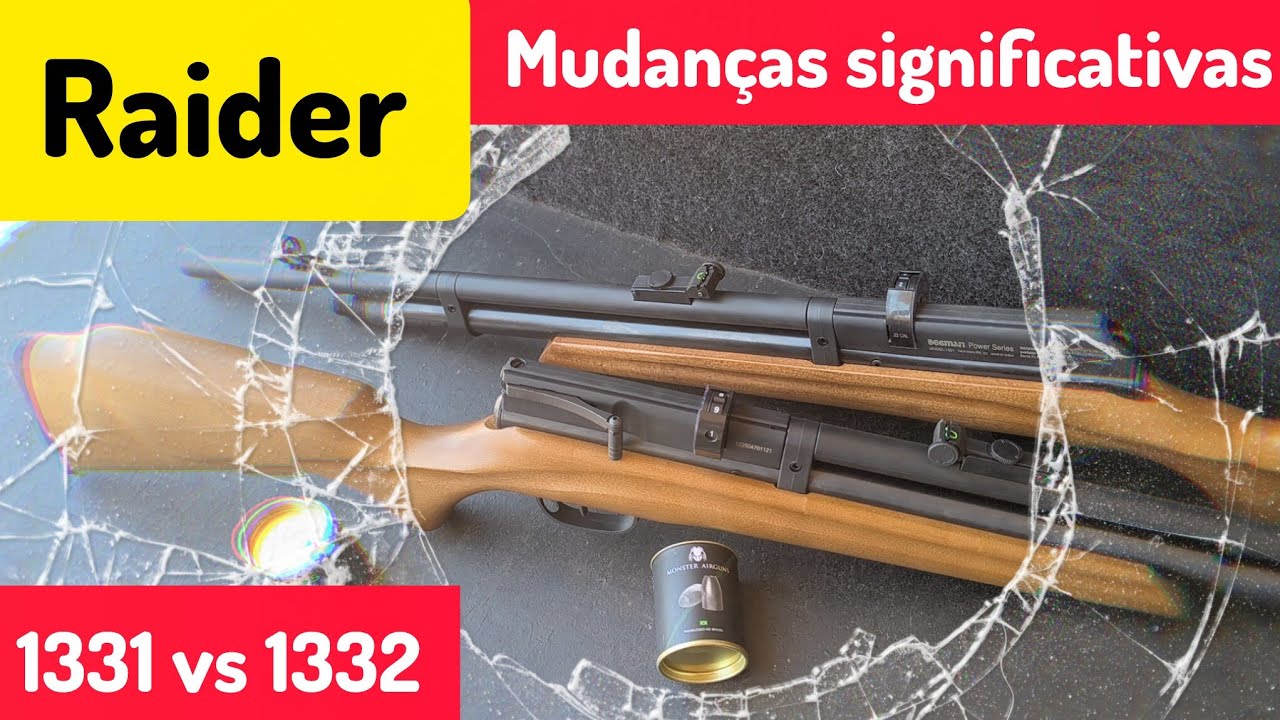 Coparativo Beeman Raider 1332 vs 1331