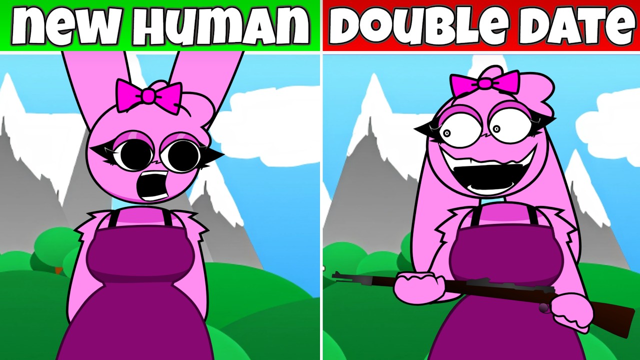 Sprunki New Human Phase 1 - Repeats Double Sprunki Date Fan Mod