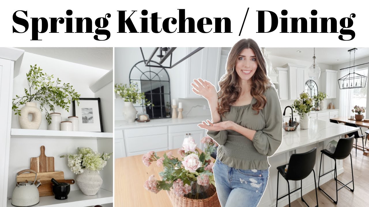 Spring Decorating The Kitchen & Dining Room 2023 / Spring Decorating Ideas with European Flare!
