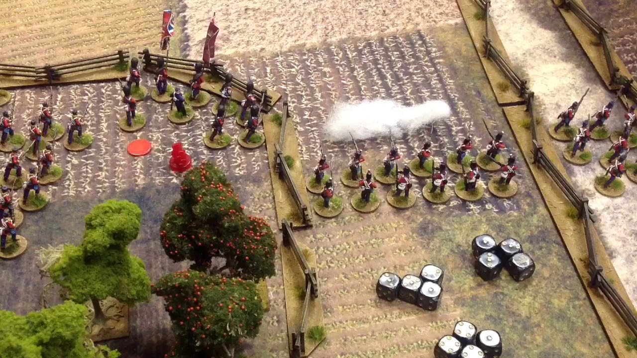 Osprey Games, Rebels and Patriots Battle Report, American Civil War, The Redcoats are Coming!