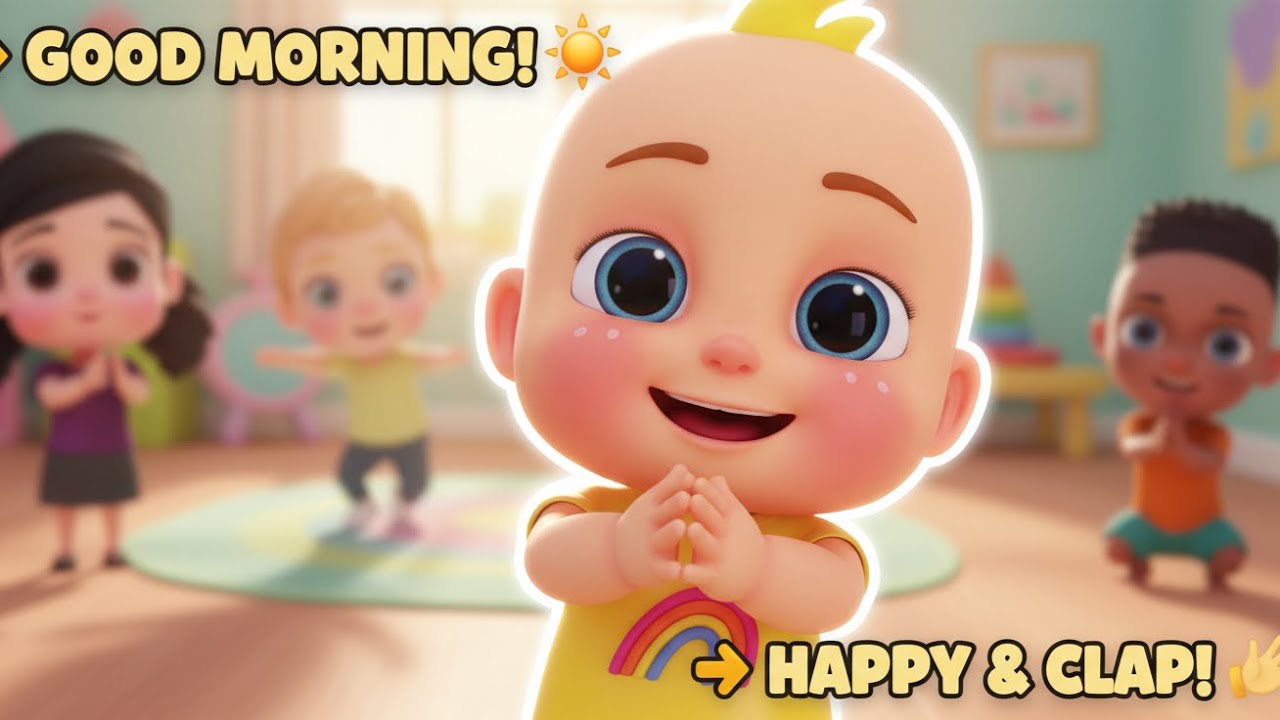 Good Morning 🌞 If You’re Happy and You Know It 👏 | Fun Baby Songs | Nursery Rhymes