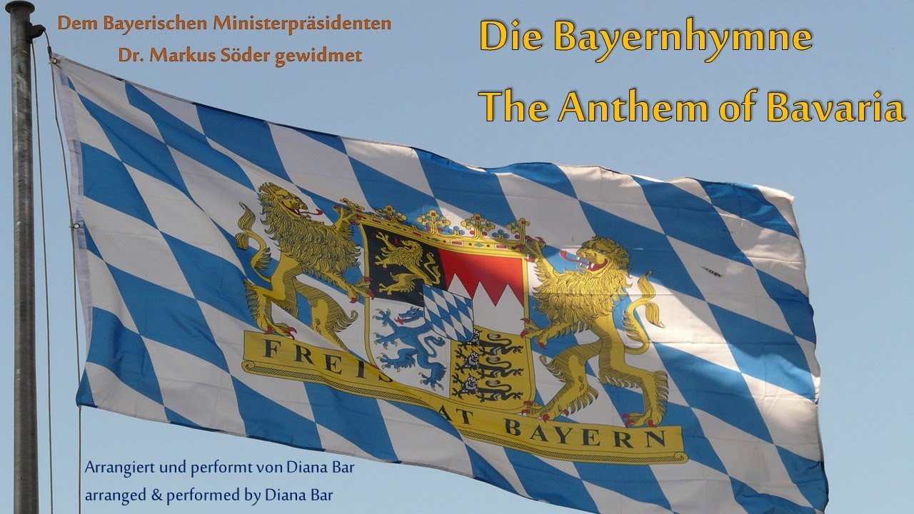Die Bayernhymne-The Anthem of Bavaria-Romantic Piano Cover by Diana Bar+Sheet Music (PDF, digital)
