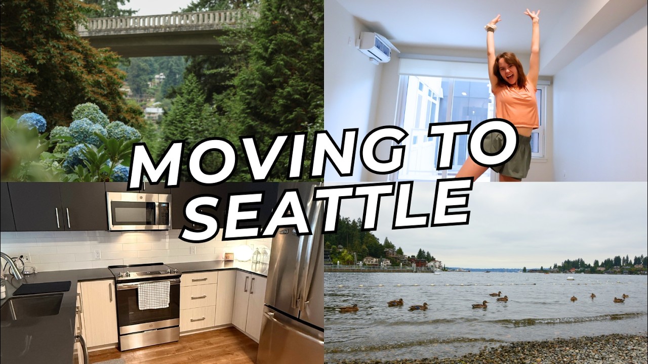MOVING ACROSS THE COUNTRY to the Seattle Area | Apartment Tour, IKEA Shopping, & Trader Joe’s Haul