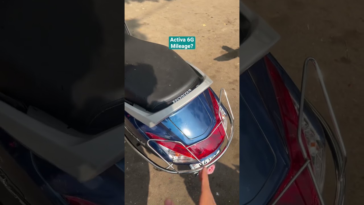 60 Kmpl Mileage on NEW Activa 6G?? #honda #activa #mileage