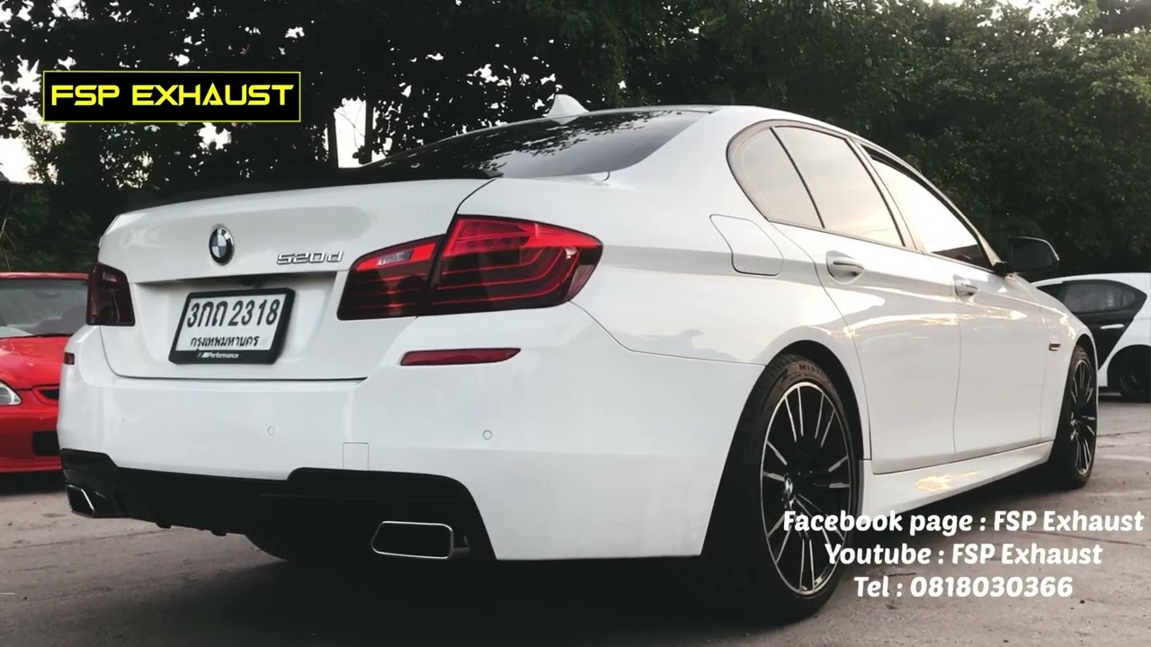 BMW 520d (F10) Muffler delete Y pipe Exhaust by FSP Exhaust