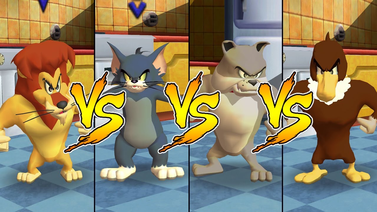 Tom and Jerry in War of the Whiskers HD Tom Vs Spike Vs Eagle Vs Lion (Master Difficulty)