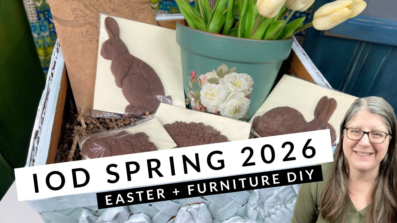 IOD Spring Release DIY 🌸 Handmade Easter Gifts + Furniture Makeover