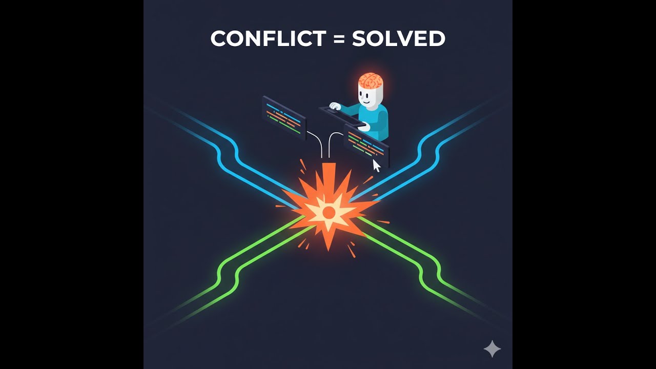 Git Branching & Merging: Handle Hotfixes & Merge Conflicts