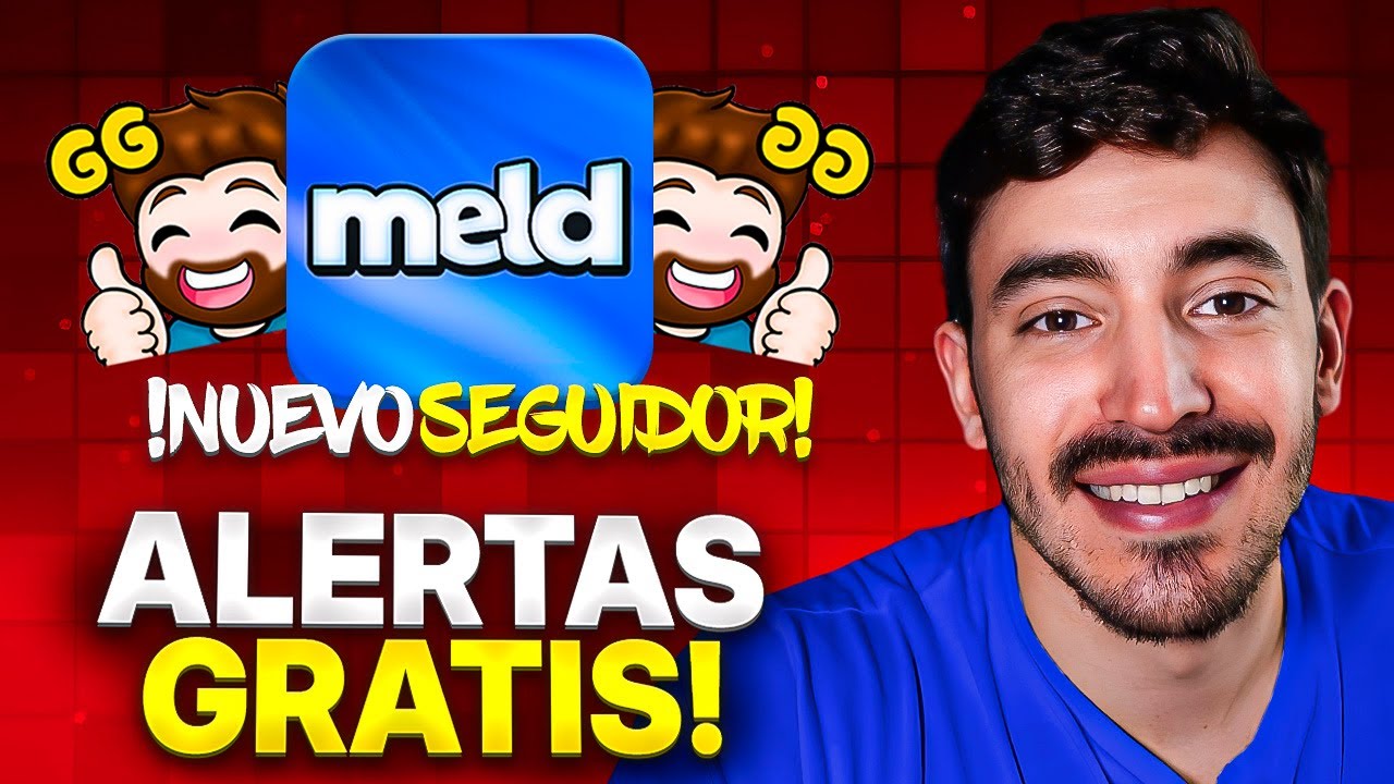 Como poner alertas GRATIS en MELD STUDIO para tu stream (twitch, kick y youtube)
