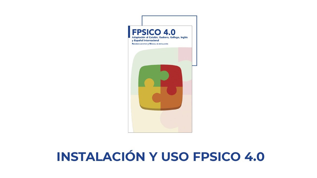 Instalación y uso FPSICO 4 0