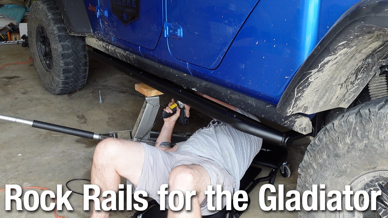 Jeep Gladiator Rubicon Overland Build Stage 5 - Rock Rails and more