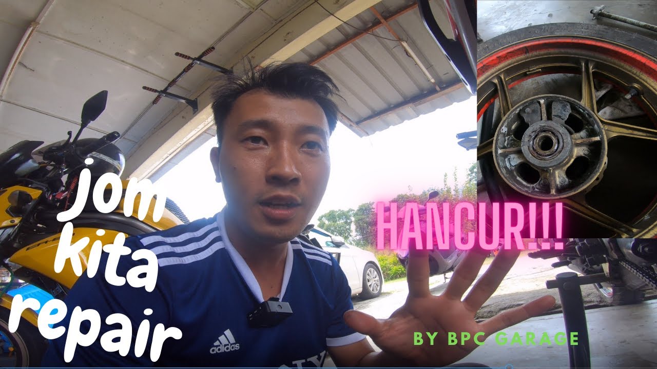 HUB GOYANG / RUBBER HUB PECAH / MOTOR JERK / BUNYI LEPAS MASUK GEAR / KAWASAKI ER6 / KASI SATTLE