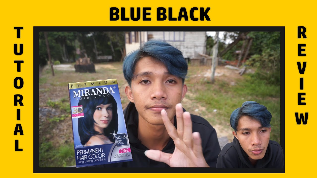 Blue Black hair color Miranda, semir rambut warna biru 2020 Indonesia