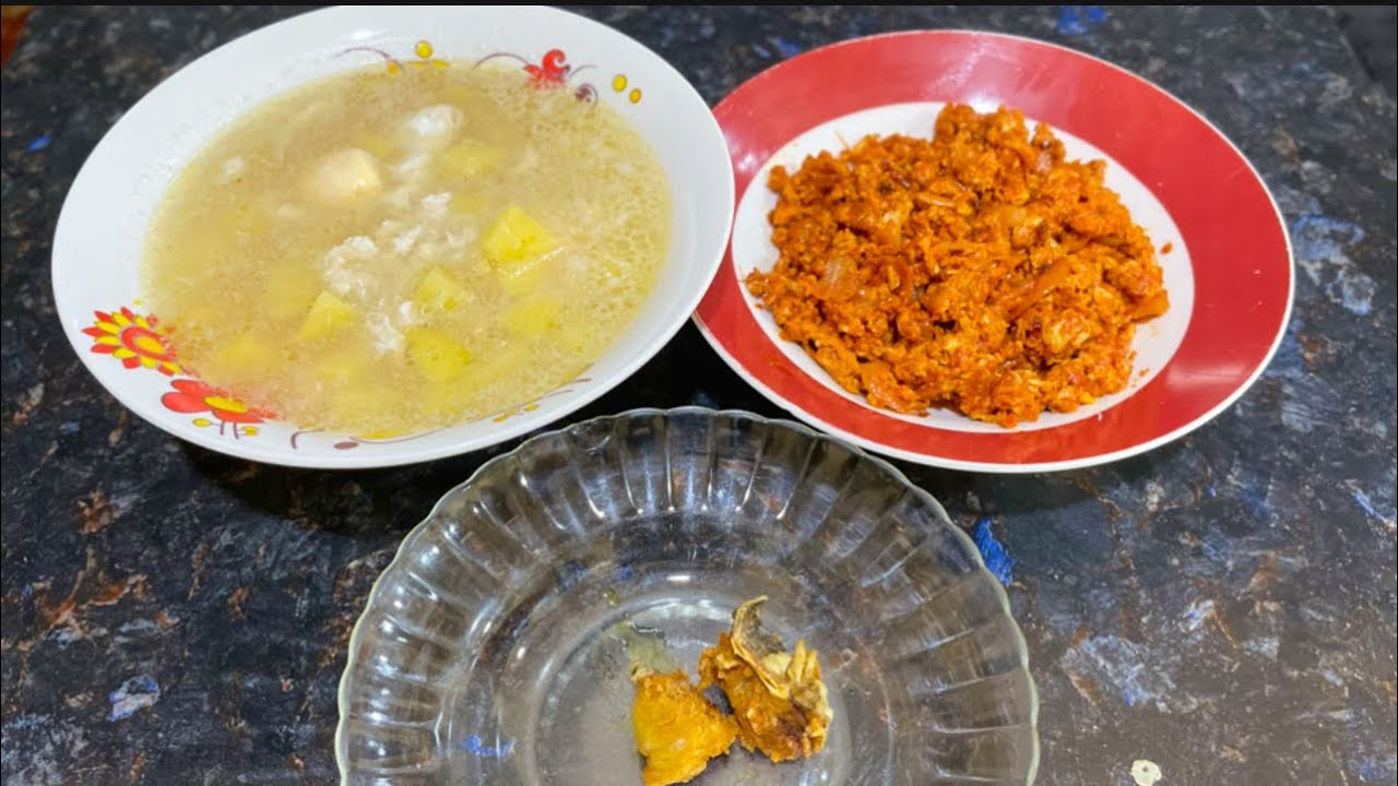 2 RESEPI MASAKAN YANG MUDAH DAN RINGKAS || SAMBAL TELUR HANCUR & SAYUR KENTANG MASAK BENING !!! 