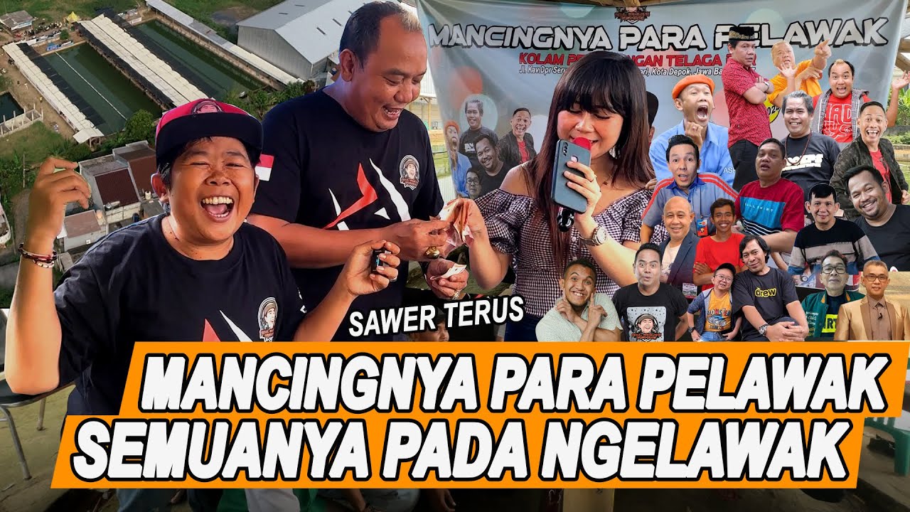 PART 2 MAKIN SORE MAKIN NGAKAK LIAT KELAKUAN PELAWAK MANCING DI ACARANYA ADUL GEMILANG FISHING|AGF77