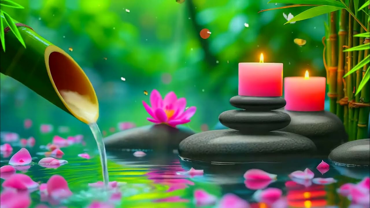Beautiful Spa Piano with Water Sounds 🌿 Calming Music for Deep Meditation and Inner Peace 1