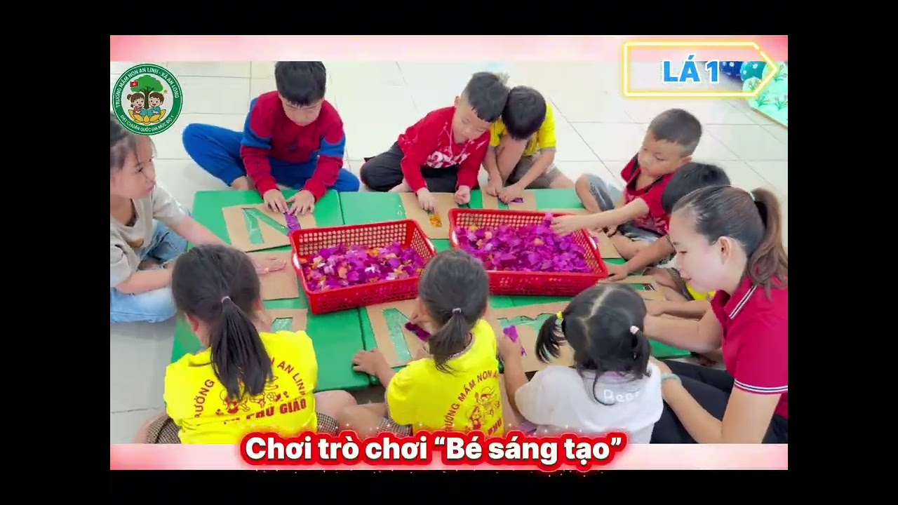 LỚP LÁ 1 LQCV TRÒ CHƠI CHỮ CÁI L M N