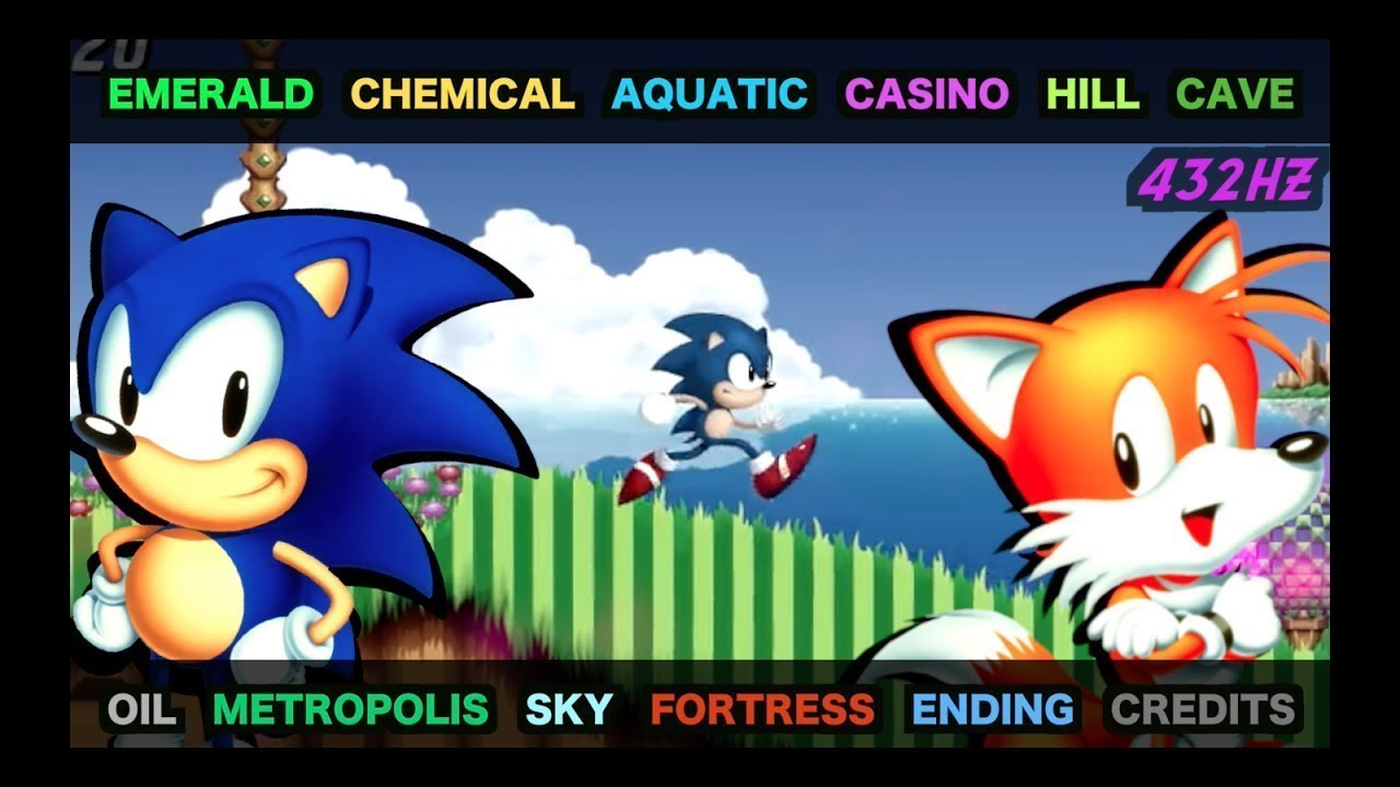 🔵🔶 SONIC The Hedgehog 2 (1992) - Full Soundtrack HD (432Hz)