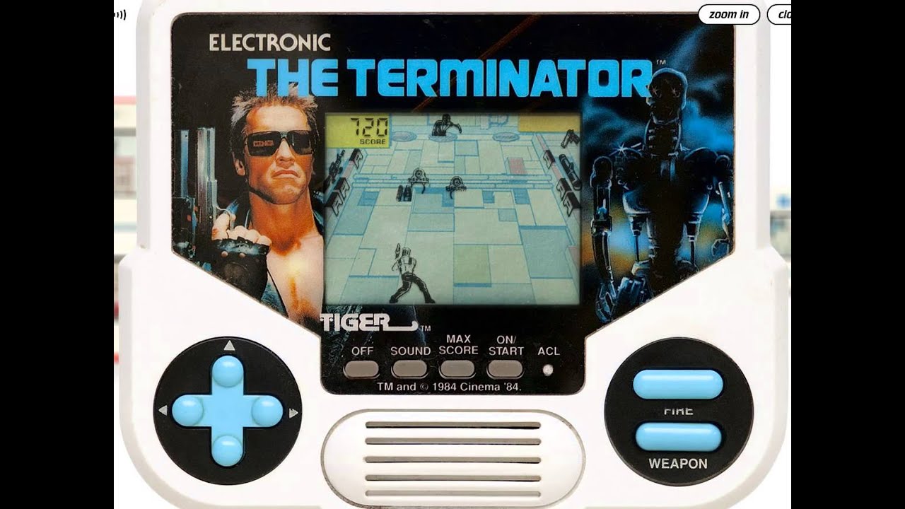 The Terminator. (Electronic handheld game by Tiger Electronics Inc., 1988)