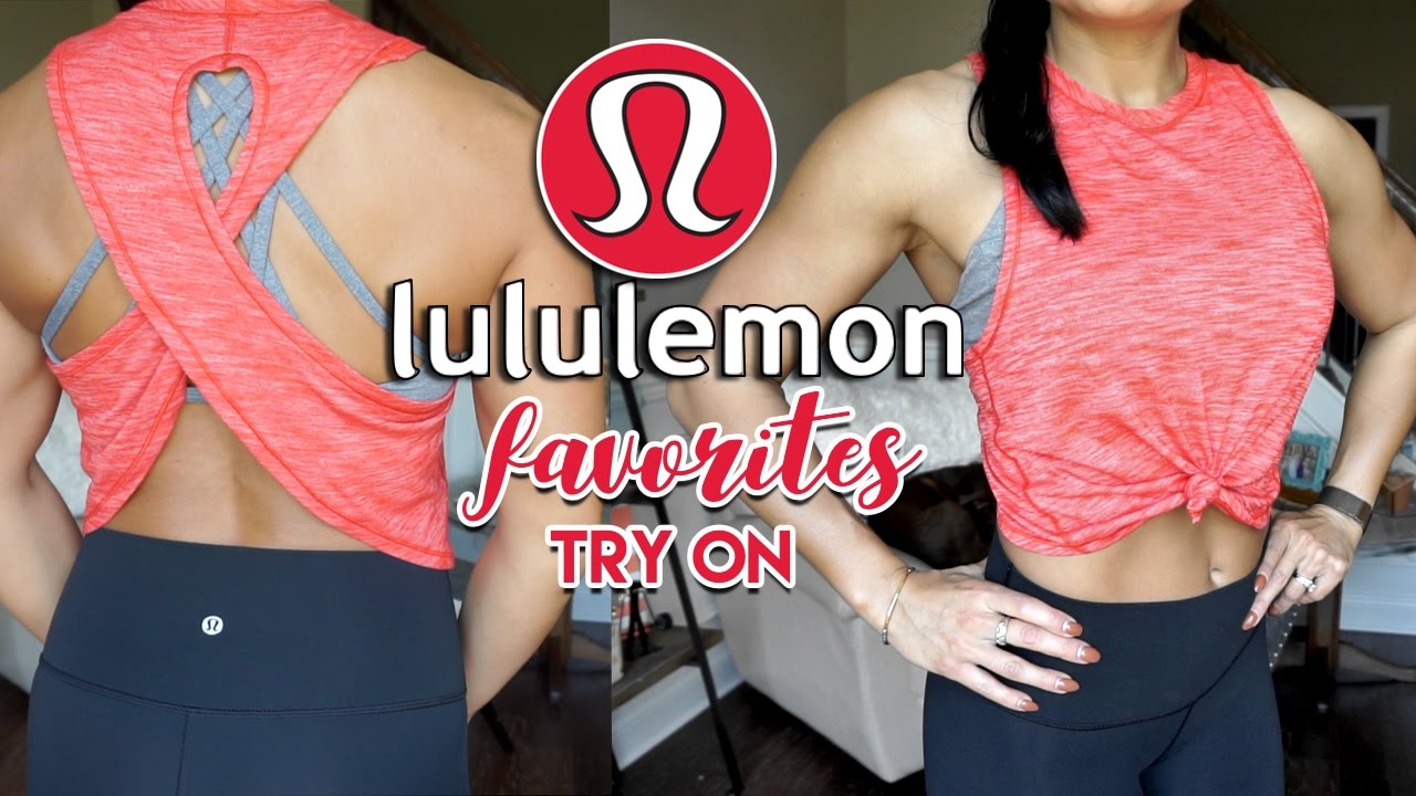 LULULEMON EMPLOYEE FAVORITES | Tank Top TRY ON