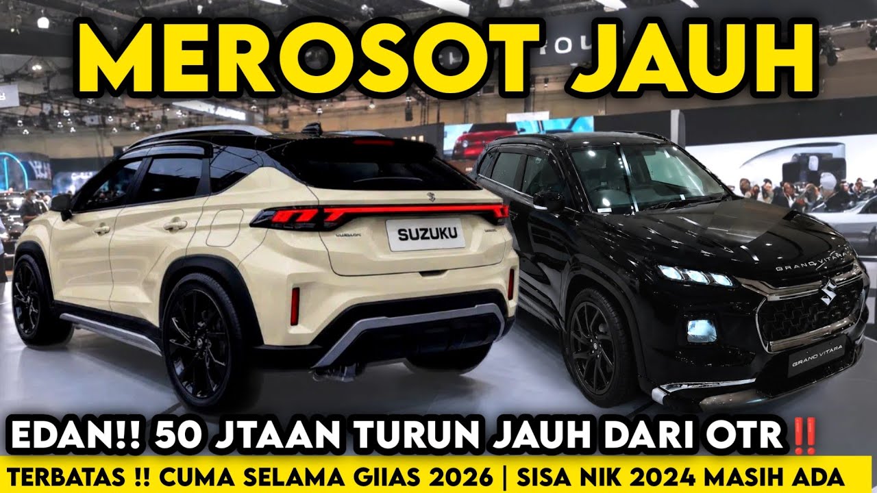 GILAK TURUN JAUH‼️ SUV HYBRID TERBARU DARI Suzuki RESMI MELUNCUR DI GIIAS 2026 | Diskon BESAR PARAH