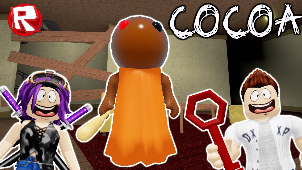 СМЕШНАЯ ПАРОДИЯ на ПИГГИ в роблокс или КАК МЫ СБЕГАЛИ от КАКАО | COCOA roblox