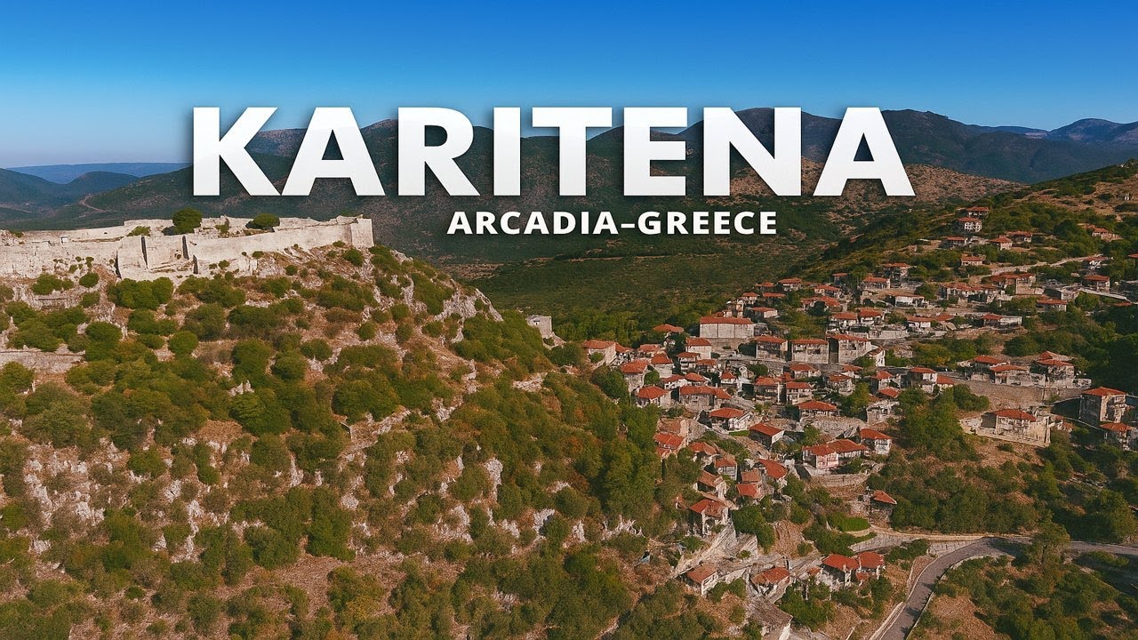 Καρύταινα: Επιβλητική ομορφιά απο ψηλά / Karytaina (Karitena), Arcadia 🇬🇷 | 4K Drone Footage