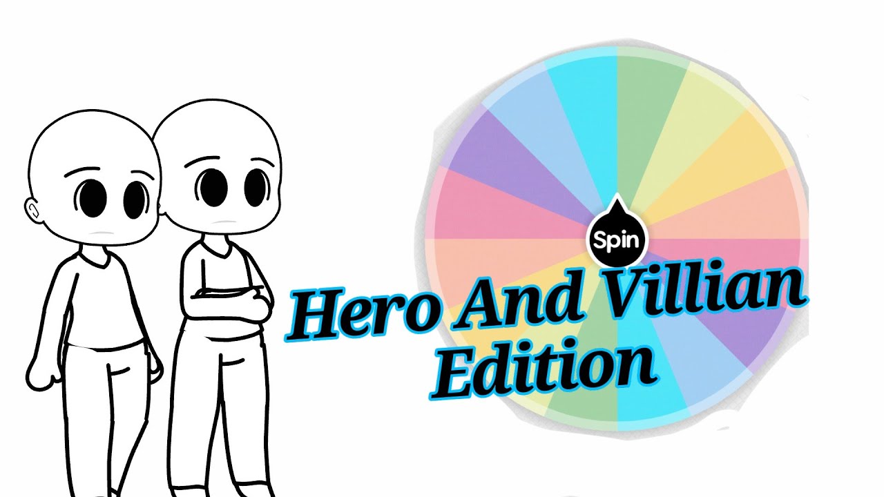 Creating OCs using Random Wheel /Hero and Villain/(Gacha Trend)