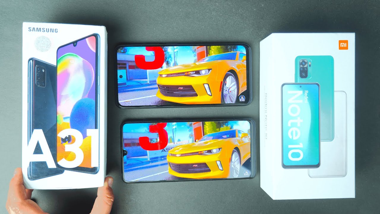 Samsung Galaxy A31 VS Xiaomi Redmi Note 10 Speed Test
