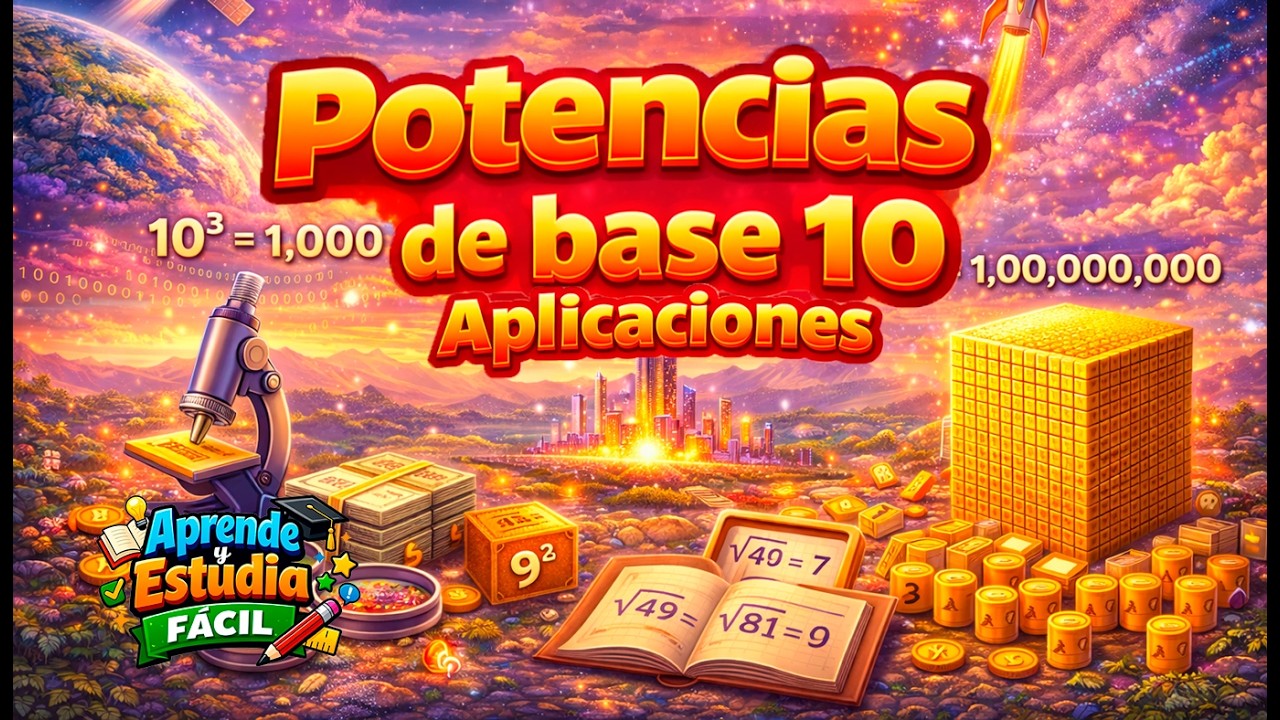 Tan fácil y no lo sabias | Potencias de base 10. Aplicaciones