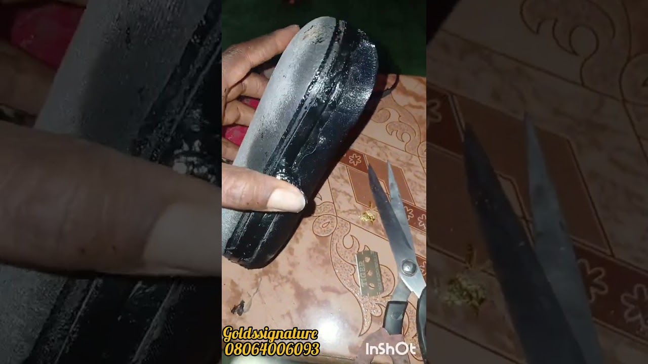 How I turn an old clutch purse to a new one @gold'ssignature 