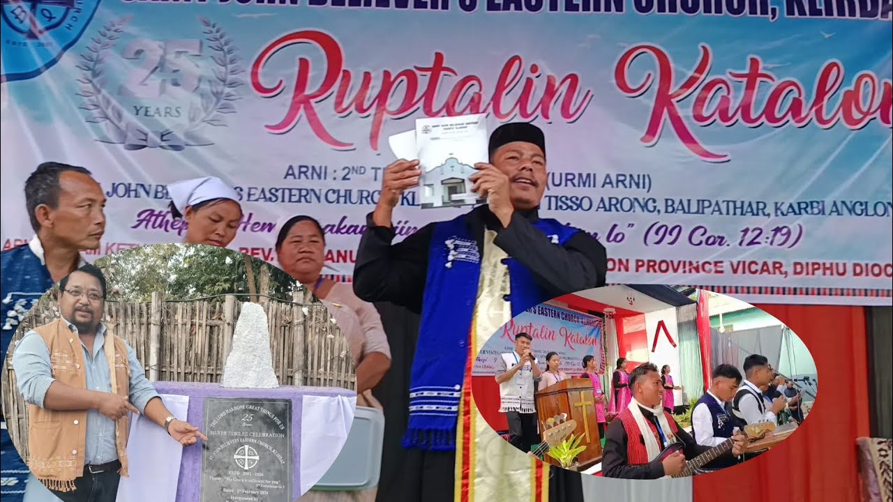 Diphu Diocese Bokajan St, John Klirdap BEC 25 years Silver Jubilee