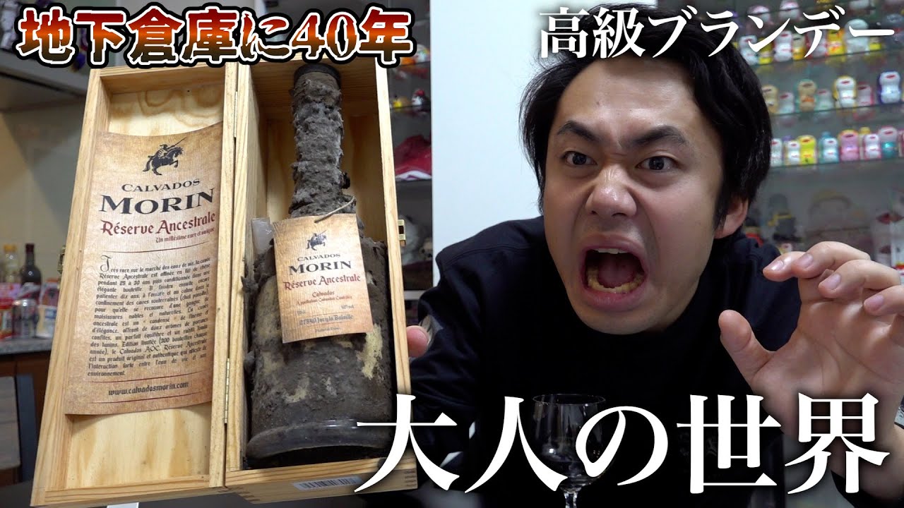 【地下に40年】カビまみれの高級ブランデーを飲んでみたらカルバドスがわかるはず。