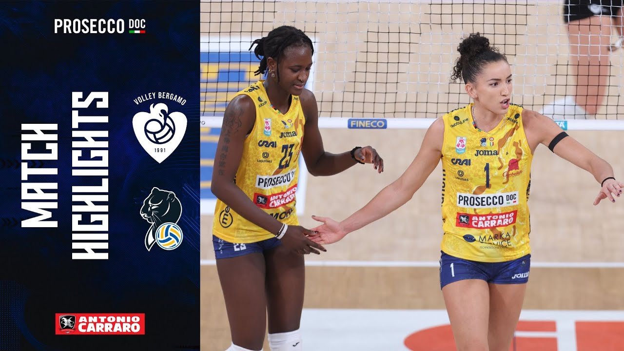 🎥 HIGHLIGHTS | Volley Bergamo vs Prosecco DOC A. Carraro Imoco Conegliano (1-3)