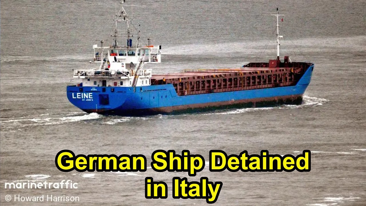 21-Year-Old German-Operated Freighter Detained in Italy.