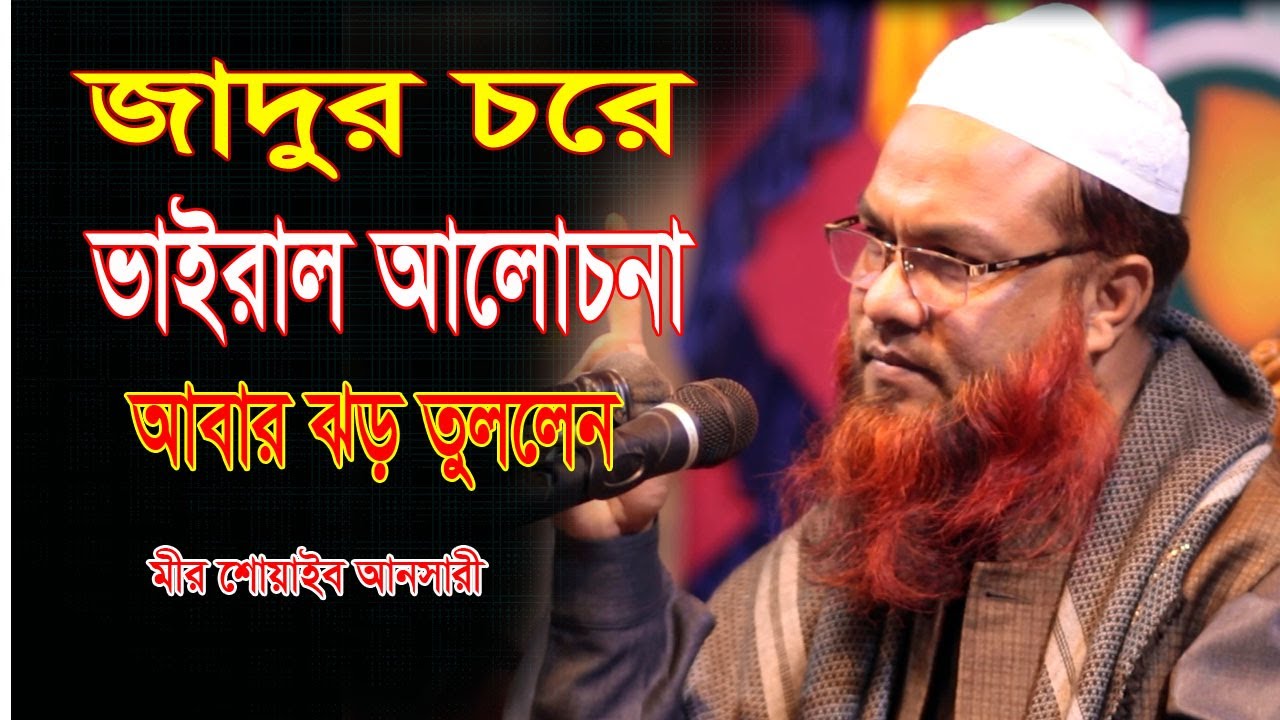 জাদুর চরে I I কলিজা শীতল করা I I ভাইরাল আলোচনা I I  Mir Shoaib Ansari ওয়াজ ২০২৫
