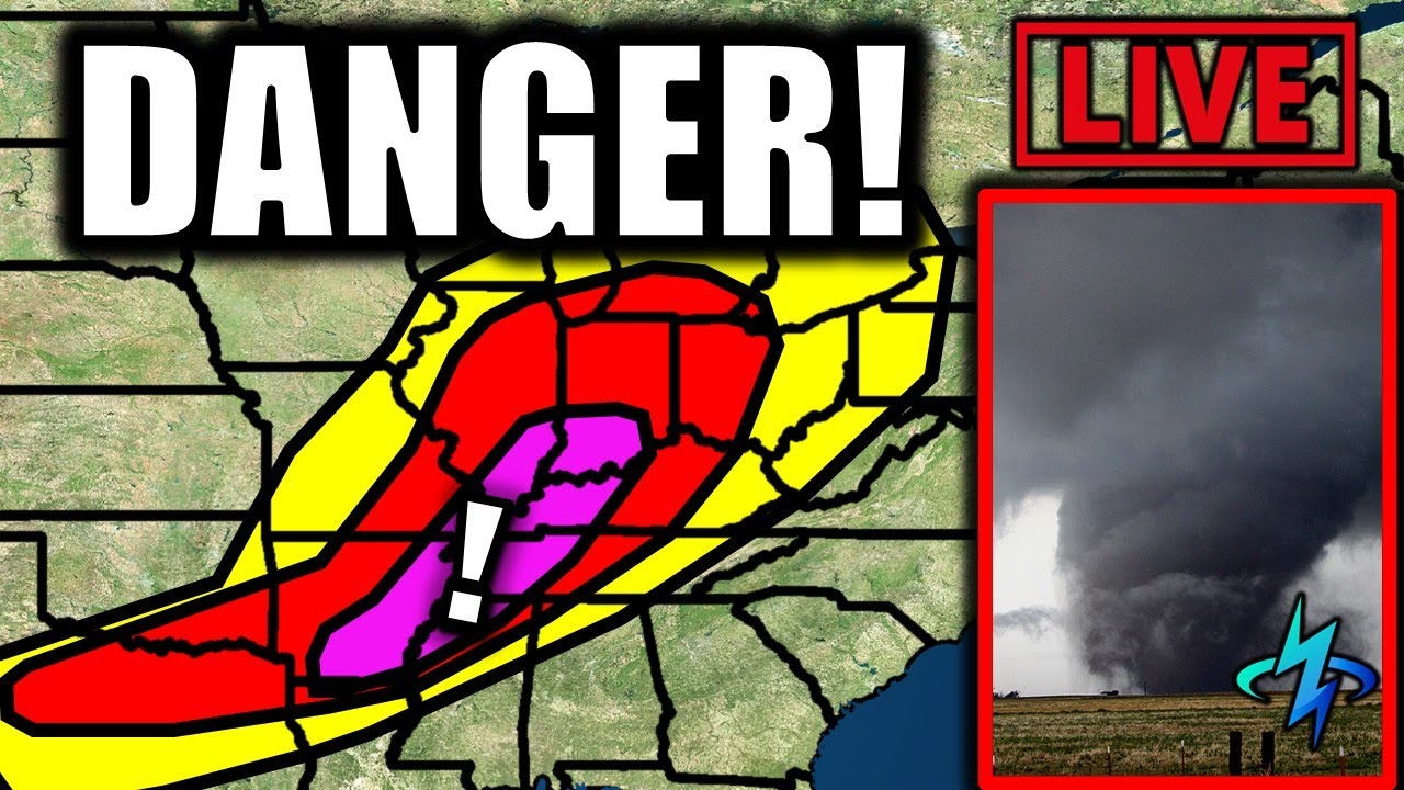 The Live Major Tornado Outbreak Coverage of April 2nd, 2025 from My Perspective........