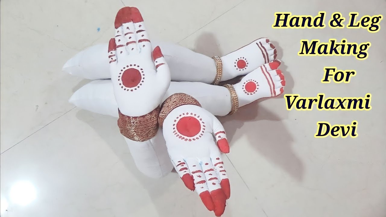 Hands and legs making for devi navaratri idol and varalakshmi