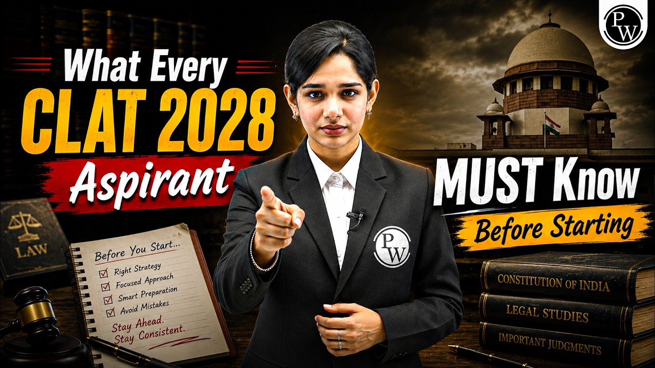 CLAT 2028 Preparation Strategy Explained | Complete Beginner&rsquo;s Guide to Crack CLAT