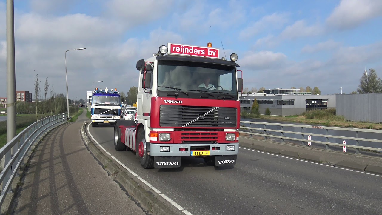 OCV oldtimer verrassingsrit 14-10-2017 Volvo F10, F12,  F 16