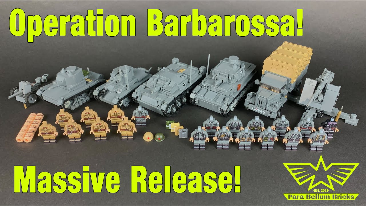 Massiver Release - WW2 Operation Barbarossa [DE] 4K Dave Hill Bricks - Para Bellum Bricks