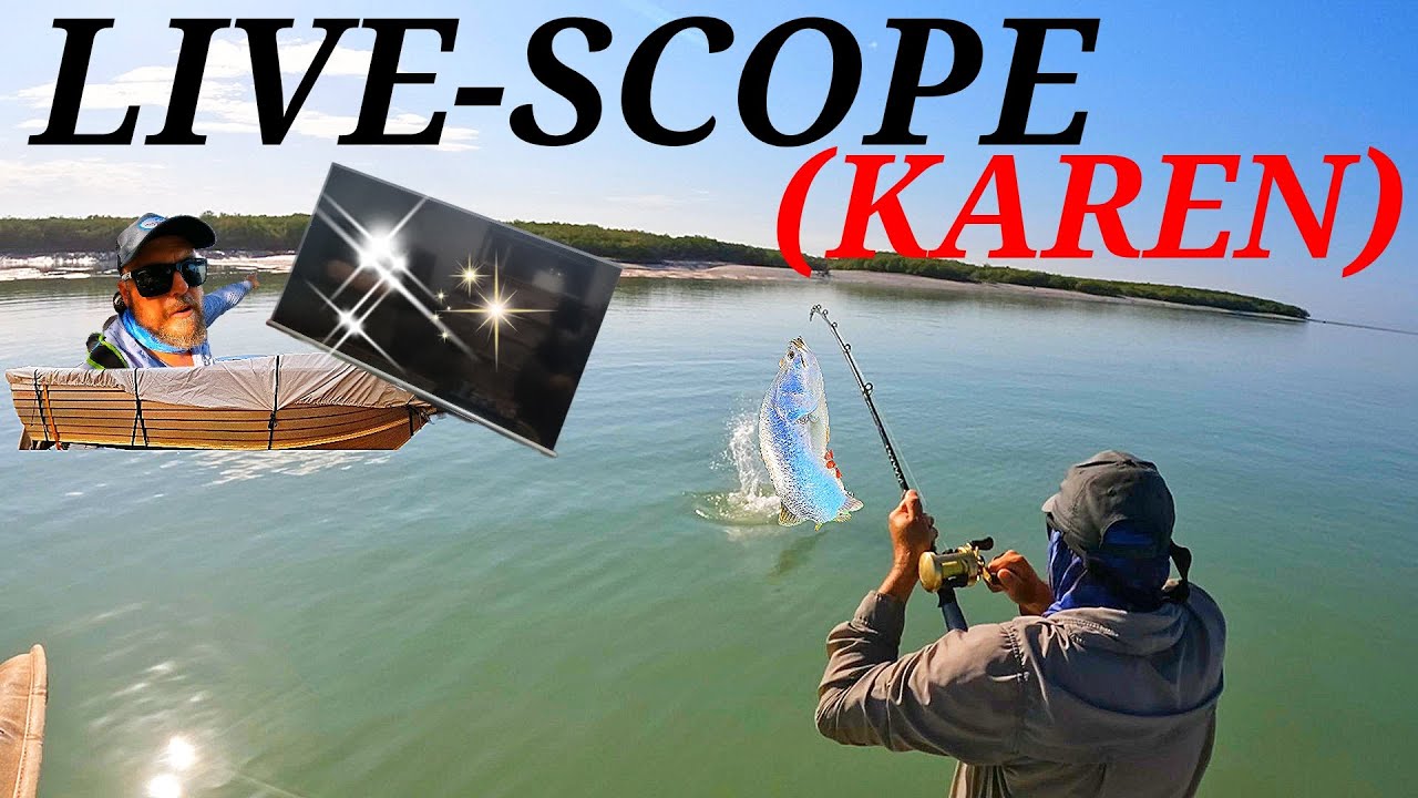 Рыбалка на баррамунди в глуши… И тут появилась «Карен» с LiveScope!