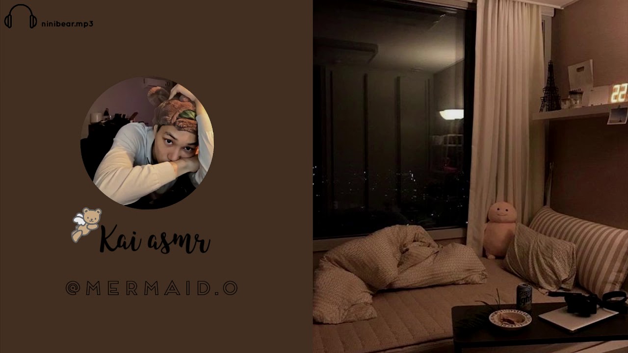 [EXO] Kai gentle talking voice to help you melt your concerns away + rain sounds // asmr