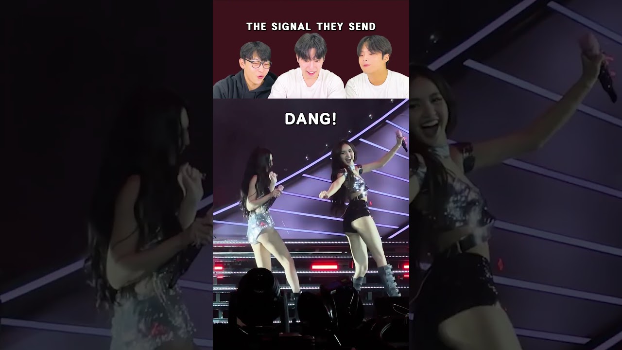 LISA - She sent a signal to the fan 😱 #blackpink #lisa #jennie