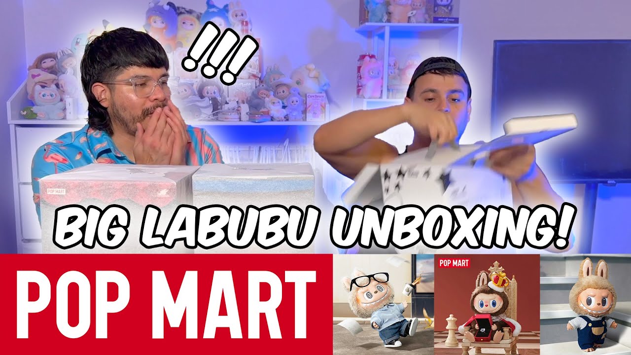 The Monsters: Checkmate King, Time to Chill & Flip With Me Labubus | Unboxing the Big Labubus!